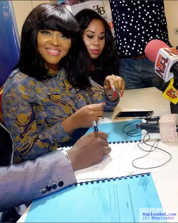 Actress Mercy Aigbe Signs Multi-Million Naira Endorsement Deal
